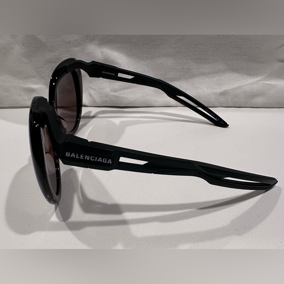 BALENCIAGA BB0024SA 001 HAVANA SUNGLASSES - Picture 9 of 14